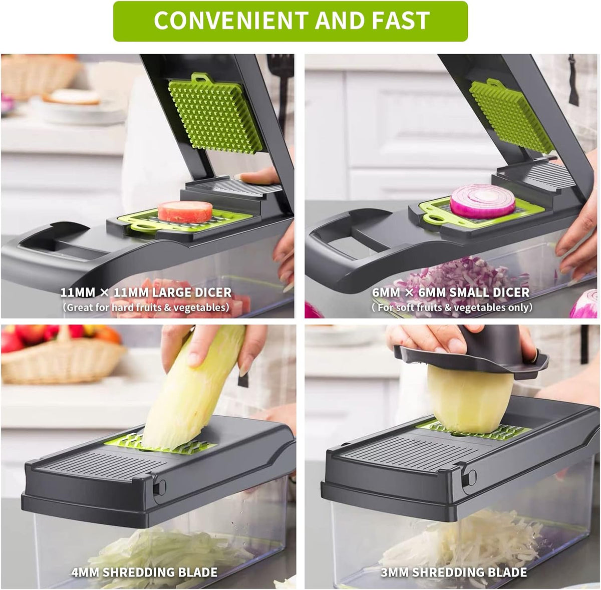 Purilite Select 8-in-1 Vegetable Chopper Slice Smarter, Cook Faster - PuriLite