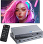 HDMI Video Wall Controller, RIUIIN TV Wall Controller, 4K TV Wall Processor, 180° Rotation, Audio, IR Remote, 2x2,1x2,1x3,1x4,2x1,3x1,4x1, Make 4 tv Screens into Wall Display - PuriLite