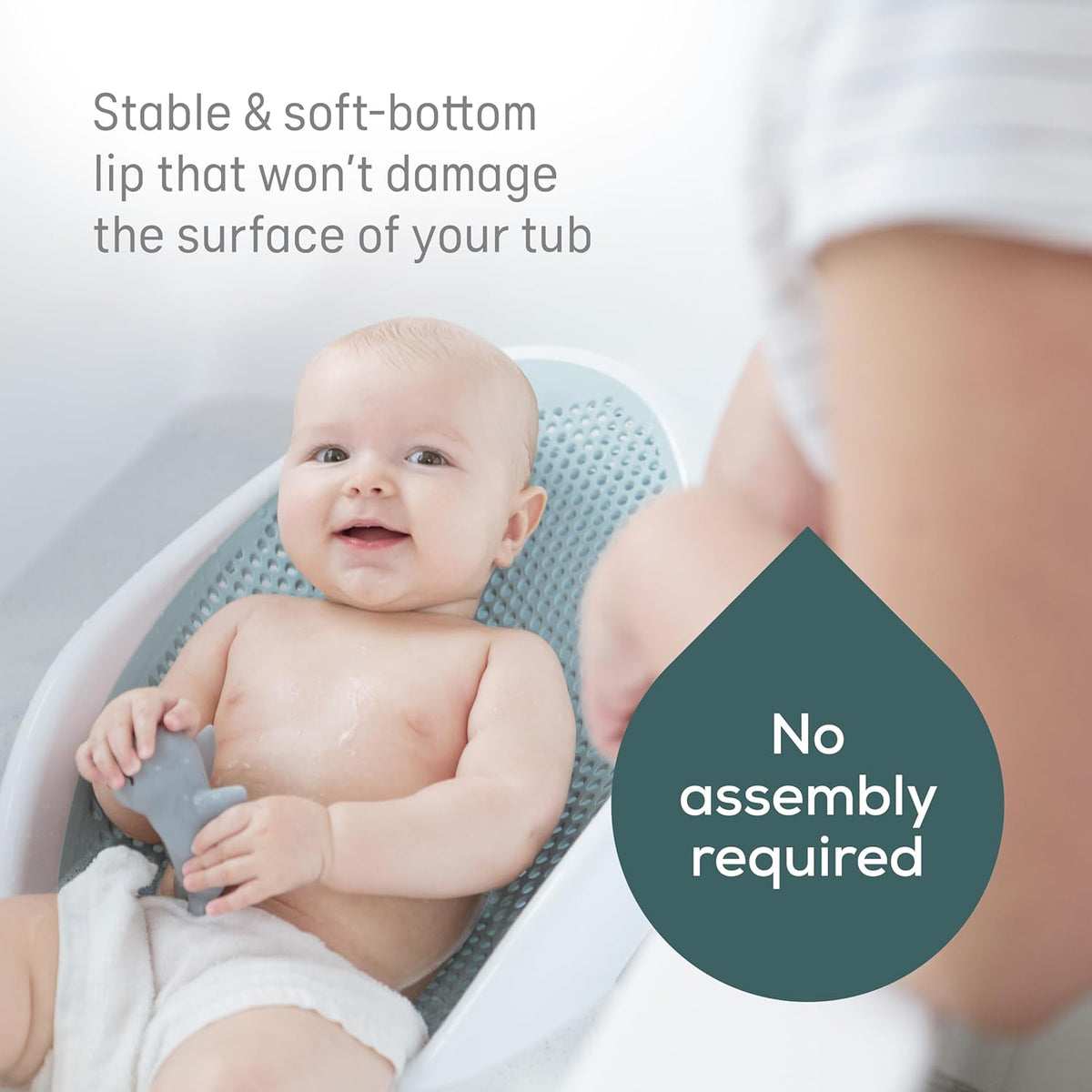 Angelcare Baby Bath Support, Pink, for Babies Less Than 6 Months of Age, Made in Canada - PuriLite