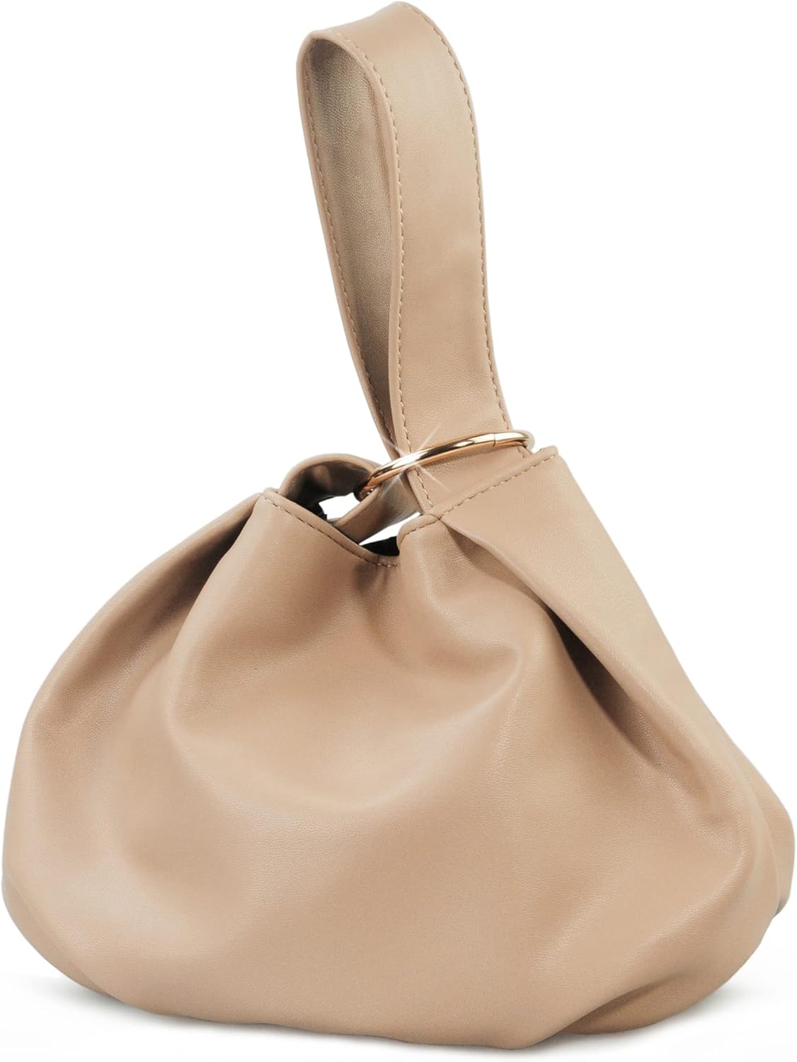 Women's Clutch Soft Vegan Leather Hobo Top Handle Bag Small Tote Purse - PuriLite