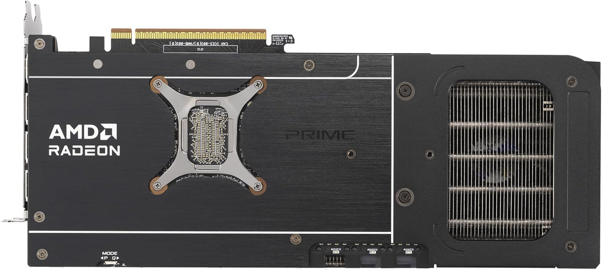 ASUS Prime Radeon™ RX 9060 XT 16GB GDDR6 OC Edition Graphics Card (PCIe 5.0, HDMI/DP 2.1, 2.5-Slot Design, axial-tech Fans, Dual Ball Fan Bearings, Dual BIOS, ASUS GPU Guard) - PuriLite