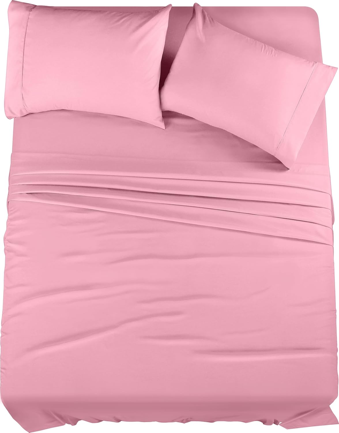 Utopia Bedding Queen Bed Sheet Set - 4 Piece Bedding - Soft Brushed Microfiber Fabric - Shrinkage & Fade Resistant - Easy Care (White) - PuriLite