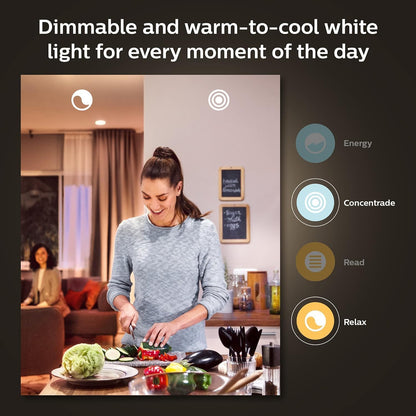Philips Hue White and Colour Ambiance A19 E26 LED Smart Bulb, Bluetooth & Zigbee Compatible (Hue Hub Optional), Works with Alexa & Google Assistant A Certified for Humans Device (562785),3 Pack - PuriLite