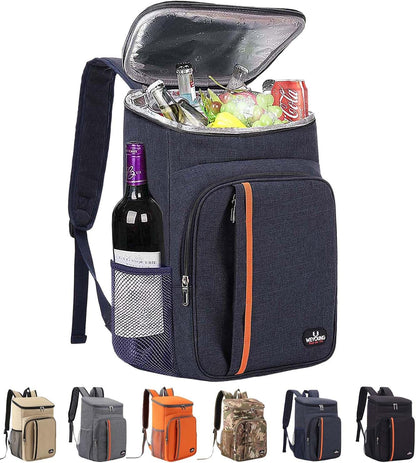 Bagtopia Camping Cooler Backpack 25 Cans, Leak Proof Insulated Thermal Bag, Beach Travel Picnic Lunch Backpack for Men Women - PuriLite