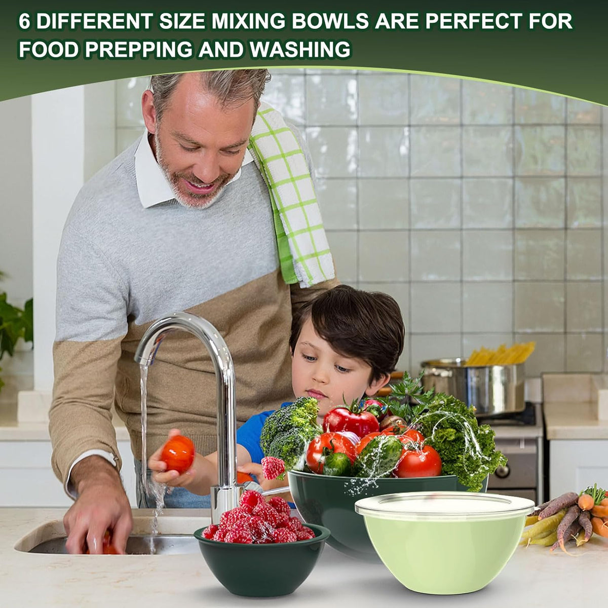 Purilite Select Plastic Mixing Bowl Set - PuriLite