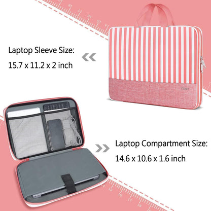 Ytonet Laptop Sleeve, 15.6 inch TSA Laptop Bag Laptop Case Water Resistant Computer Carrying Bag Compatible for Lenovo, HP, Dell, Asus Notebook, Gifts for Men Women, Grey - PuriLite