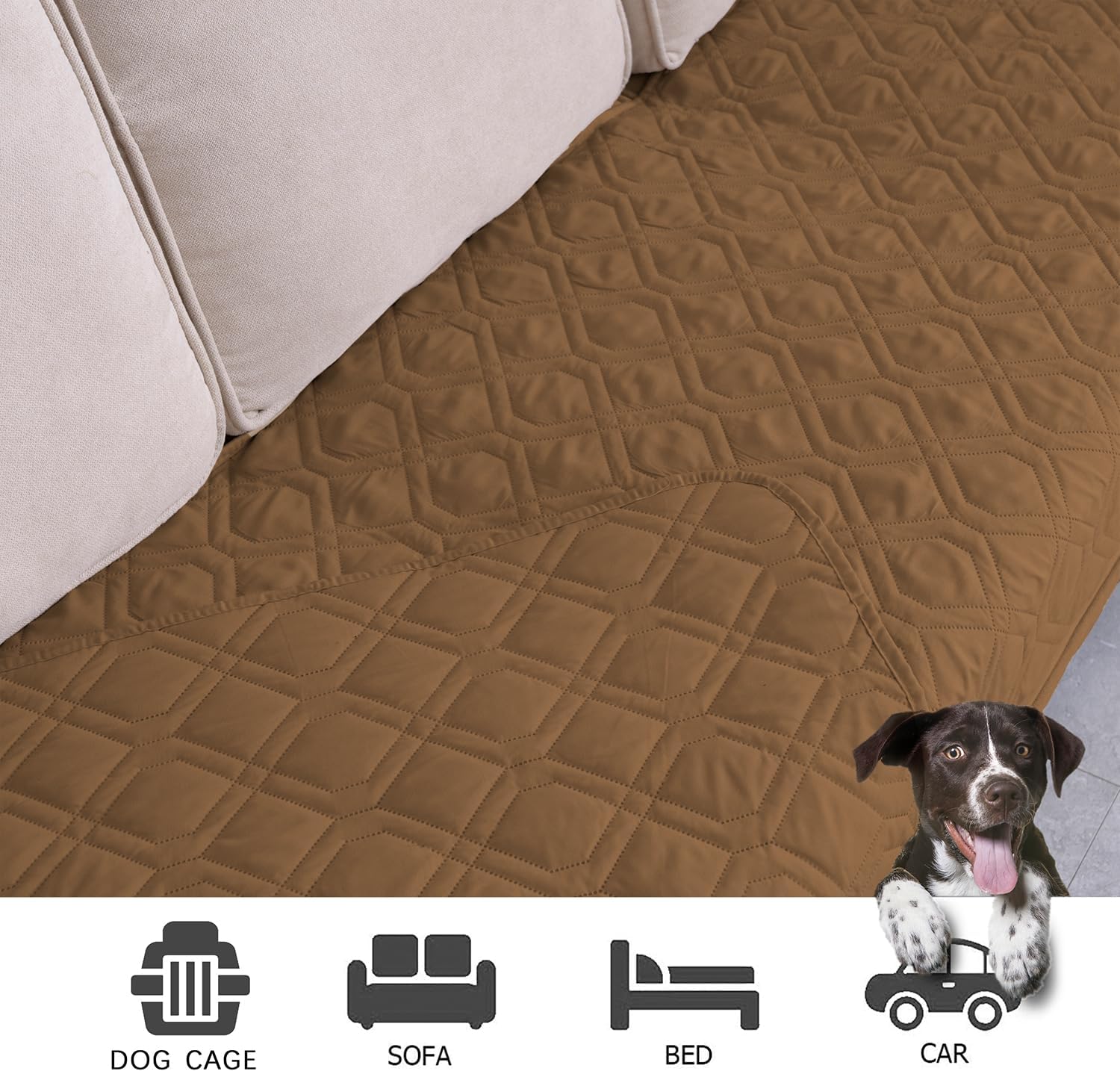 Ameritex Waterproof Dog Bed Cover Pet Blanket for Furniture Bed Couch Sofa Reversible - PuriLite