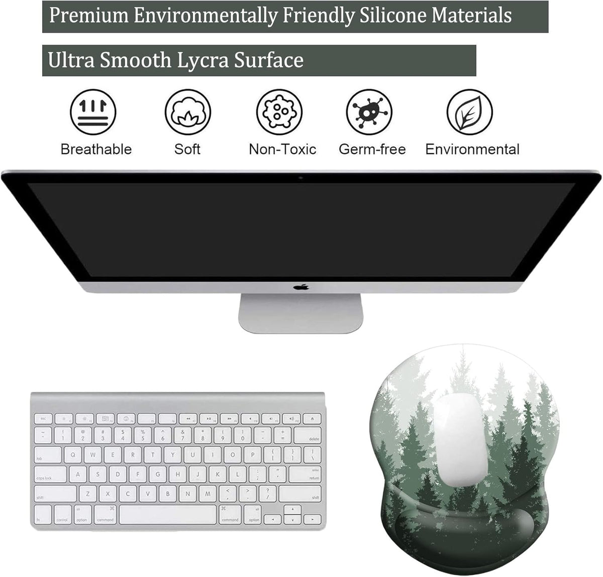 Purilite Select Ergonomic Mouse Pad - PuriLite