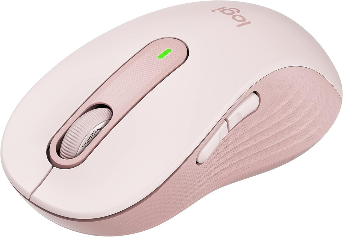 Logitech Signature M650 L Full Size Wireless Mouse - For Large Sized Hands, 2-Year Battery, Silent Clicks, Customizable Side Buttons, Bluetooth, for PC/Mac/Multi-Device/Chromebook - Black - PuriLite