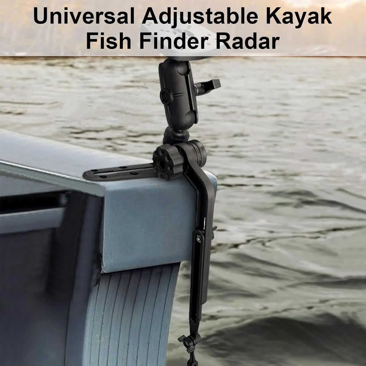 Kayaks Fish Finder Mounting Plate Electronic Mount Base Adapter for Kayaks Easy Installation Fish Finder Mount Base Adapter - PuriLite