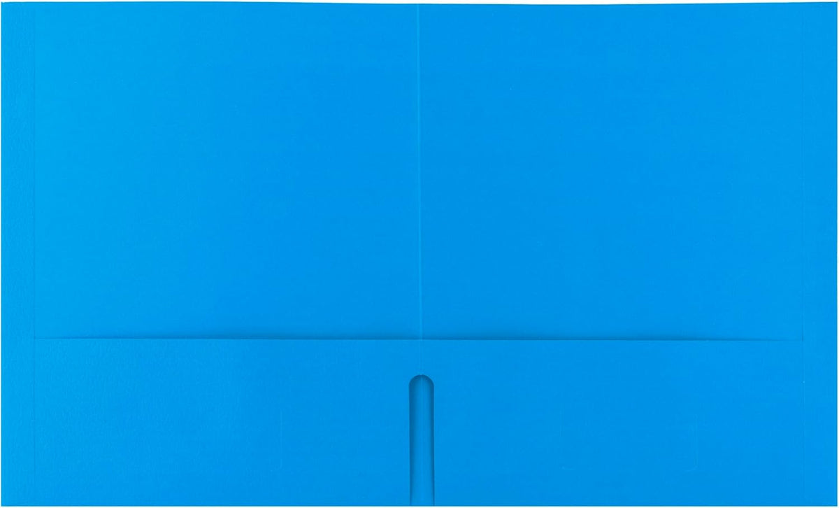 Hilroy Twin Pocket Portfolios, 9.5" x 11.75", 4-Pack, Assorted Colours (06042) - PuriLite