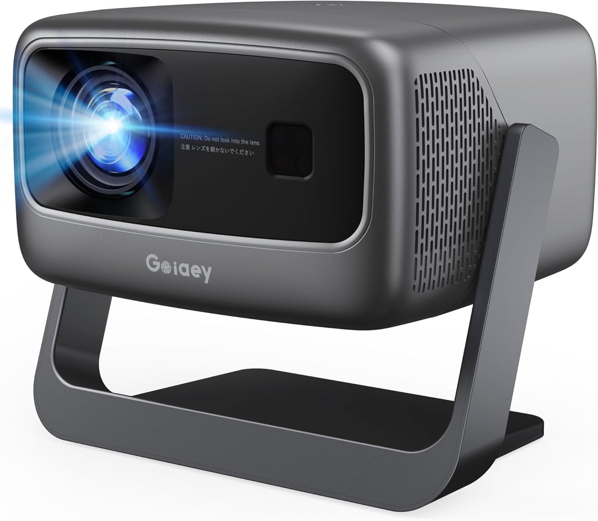 4K-Projector [1500 ANSI/Official-NetfIix/360°Stand] Outdoor Projector with WiFi 6 and Bluetooth, Auto Focus, Auto Keystone Smart Proyector Native 1080P Support 36W DoIby Audio 500'' Display HDR 10+ - PuriLite
