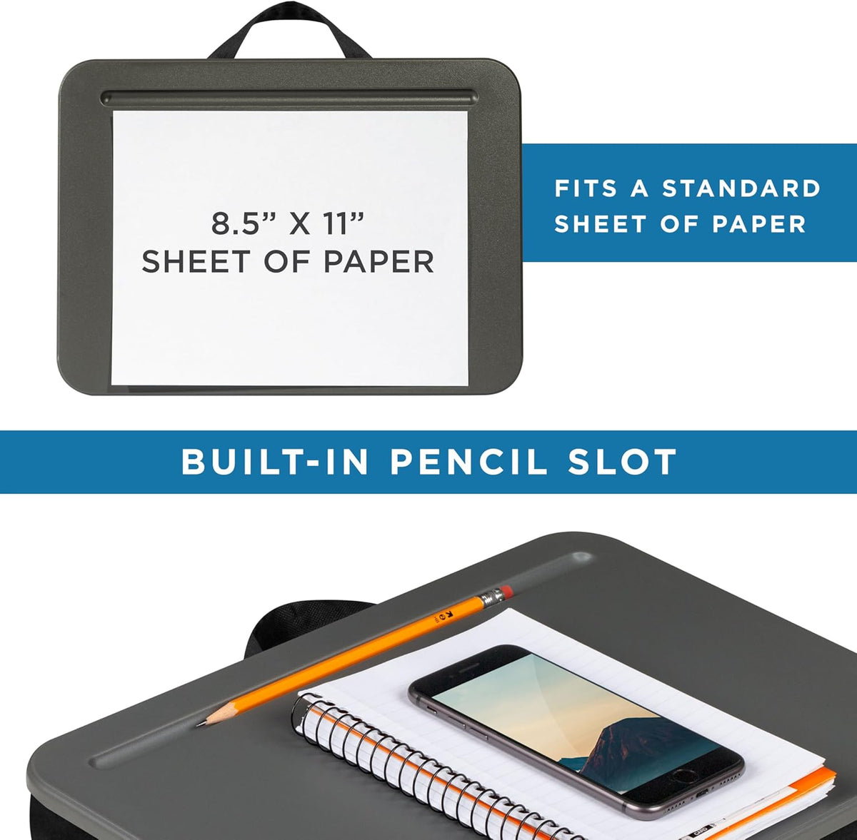 Purilite Select Portable Lap Desk – Black - PuriLite