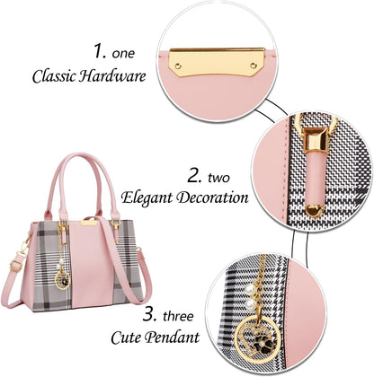 KKXIU Trendy Tote Bag for Women Lightweight Oxford Big Capacity Shoulder Purses and Handbags - PuriLite