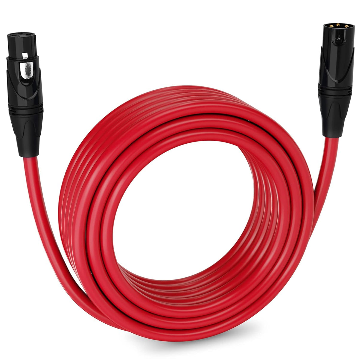 LyxPro 6 Feet XLR Microphone Cable Balanced Male to Female 3 Pin Mic Cord for Powered Speakers Audio Interface Professional Pro Audio Performance and Recording Devices - Blue - PuriLite