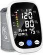 Blood Pressure Monitor Automatic Upper Arm Machine & Accurate Adjustable Digital BP Cuff with Large LCD Backlit Display - 2x99 Memory for Home Use with Large Adjustable Cuff - PuriLite