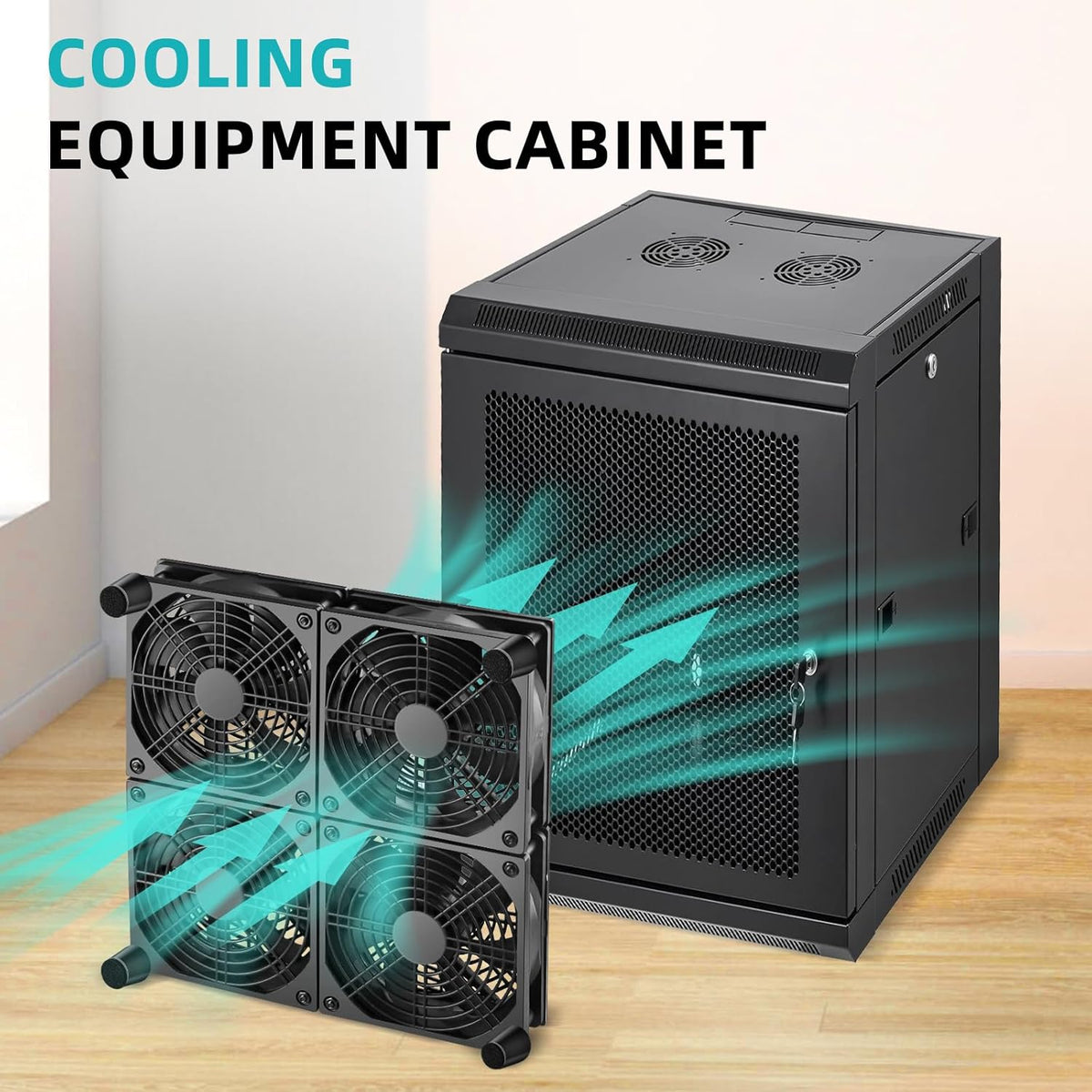 Wathai High Airflow Router Cooling Fan for Computer Cooler TV Small Box DC 5V USB Power 120mm 240mm Fan with Multi Speed Controller - PuriLite