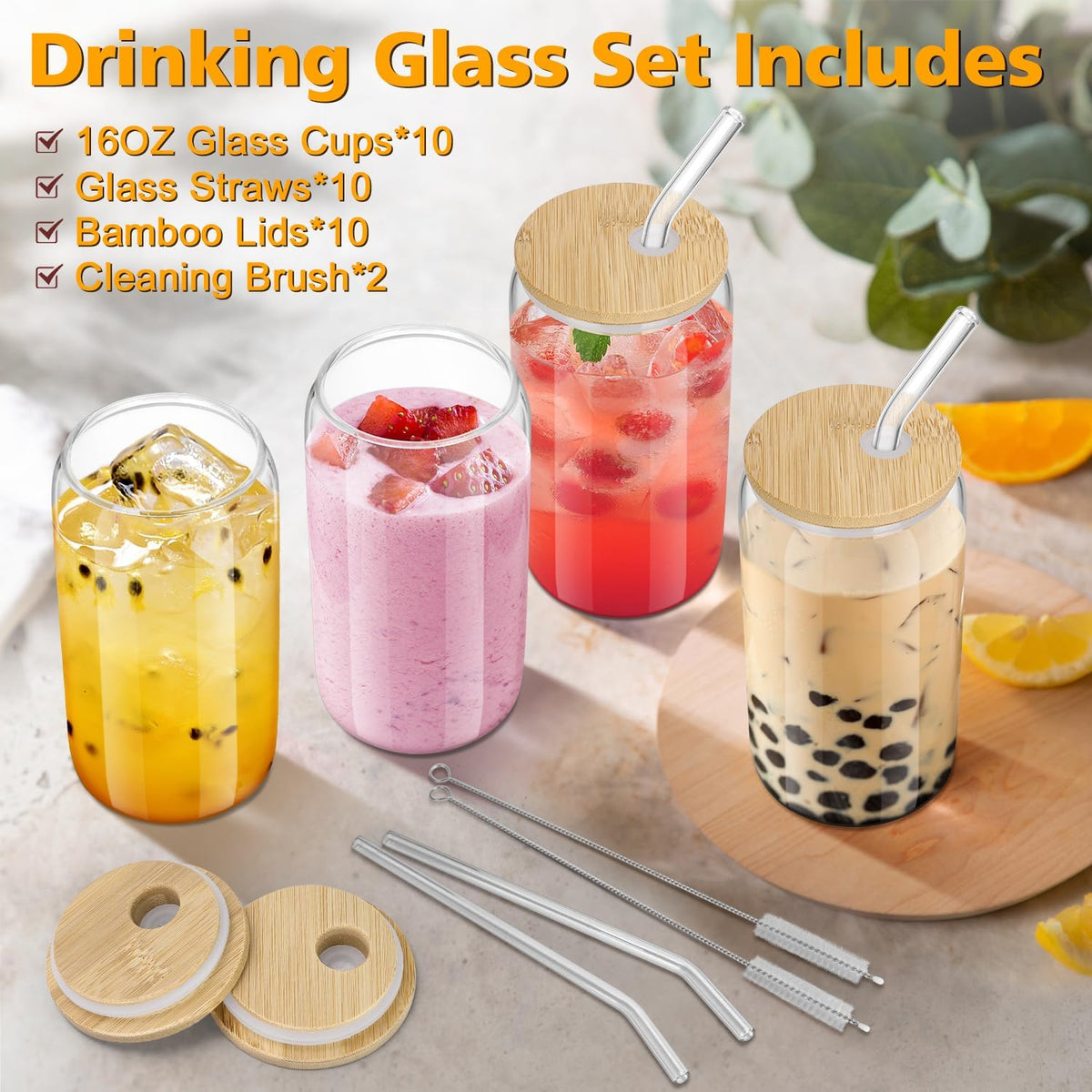 Purilite Select Clear Glass Tumbler Set - PuriLite