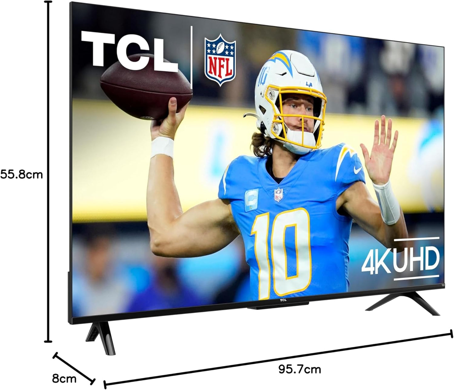 TCL 65-Inch Class S4 4K LED Smart TV with Fire TV (65S450F-CA), Dolby Vision HDR, Dolby Atmos, Alexa Built-in, Apple Airplay Compatibility, Streaming UHD Television, Black - PuriLite