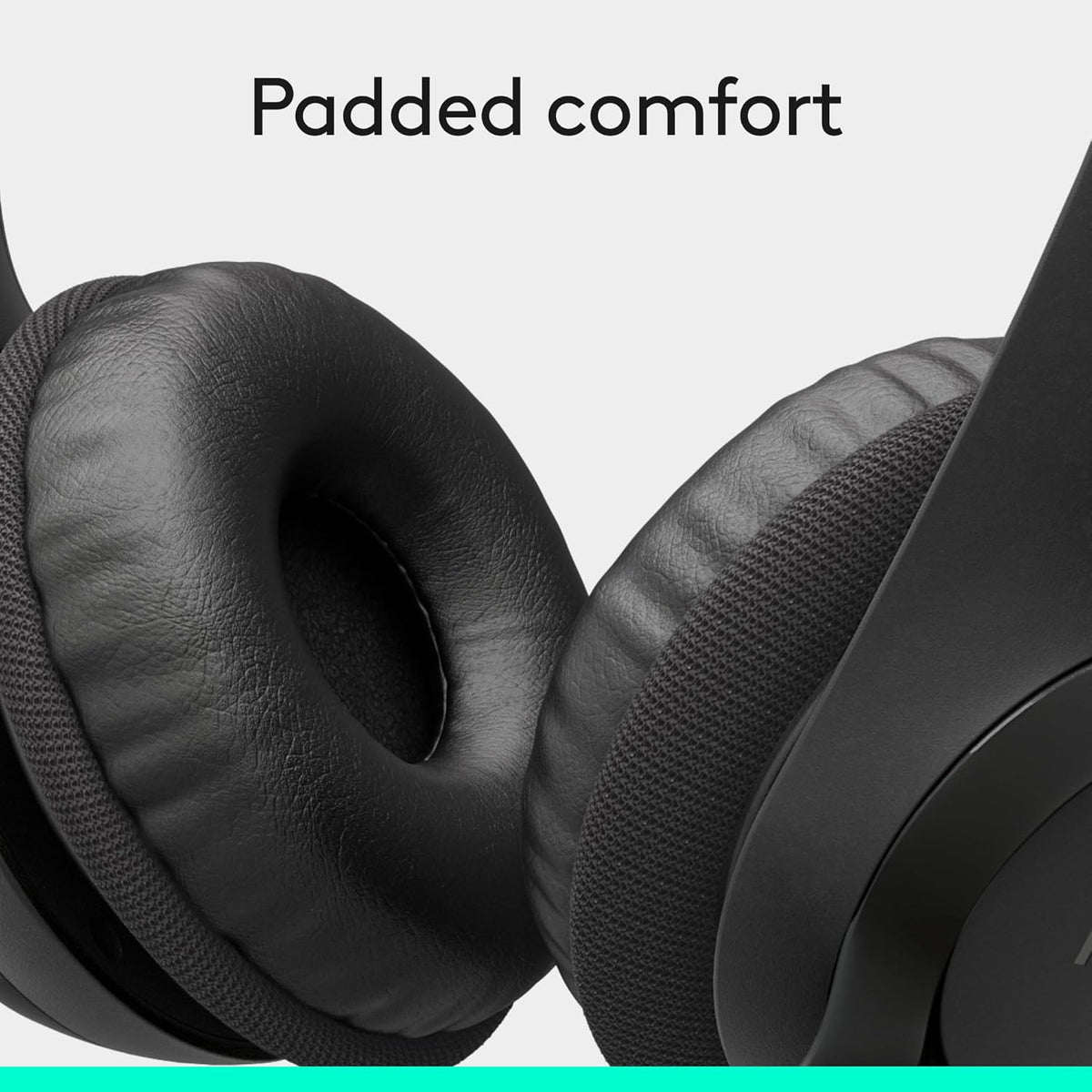 Logitech Zone 301 Wireless Bluetooth Headset with Noise-Canceling Microphone, Compatible with Windows, Mac, Chrome, Linux, iOS, iPadOS, Android – Graphite - PuriLite