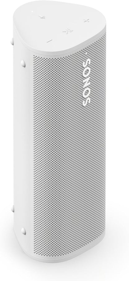 Sonos Roam 2 - White - Portable Waterproof Bluetooth Speaker - PuriLite