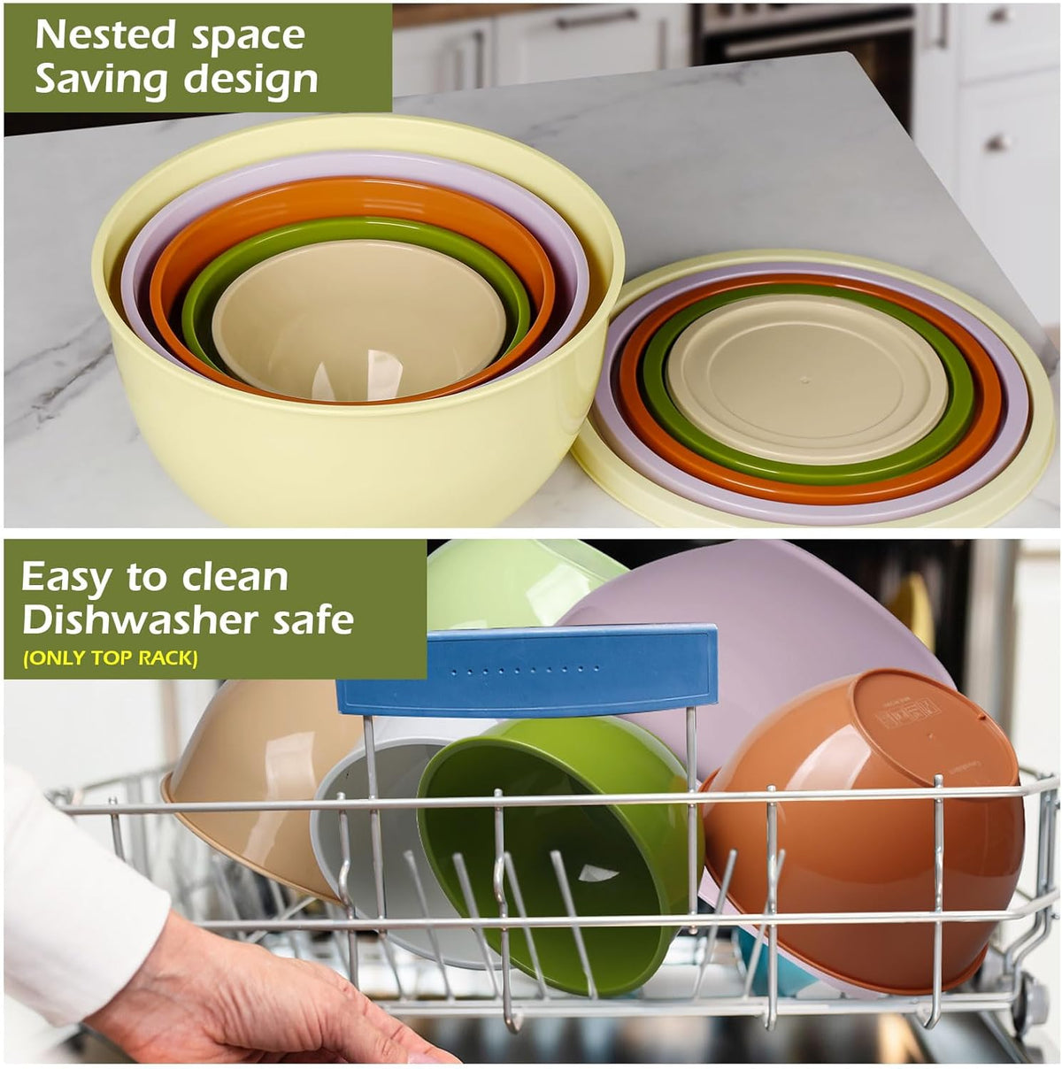 Purilite Select Plastic Mixing Bowl Set - PuriLite