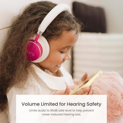 Puro Sound Labs BT2200 Plus Volume Limited Kids’ Bluetooth Headphones (Blue) - PuriLite
