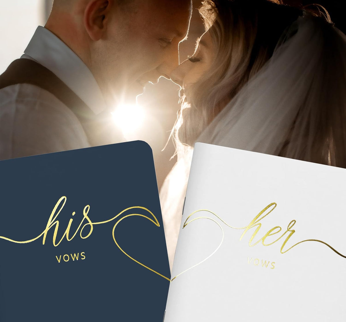LSSH GmbH Vow Books - His and Hers Wedding Essentials, 28 Pages, 5.5" X 4" (Dark Green & Sage) - PuriLite