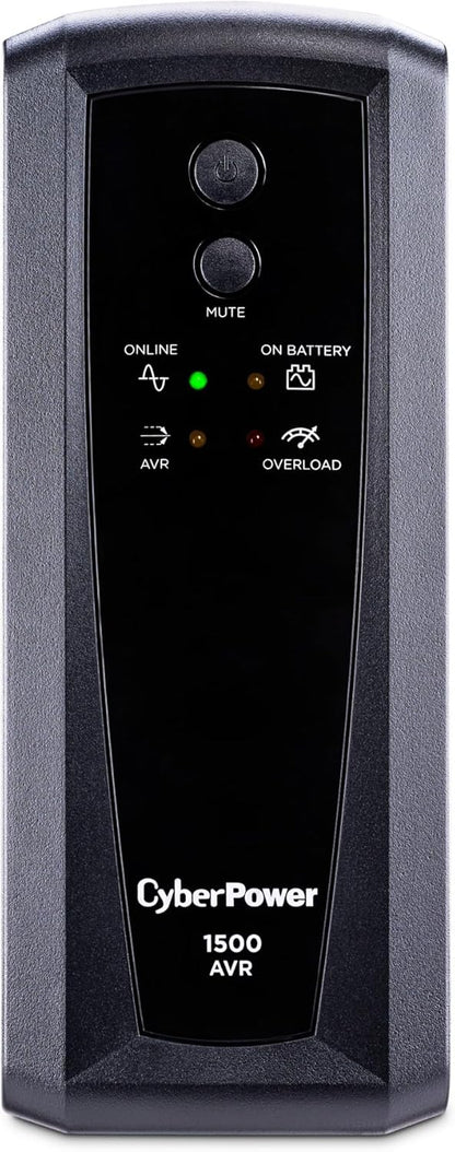 CyberPower CP685AVRG AVR UPS System, 685VA/390W, 8 Outlets, Compact - PuriLite