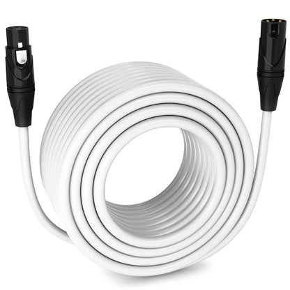 LyxPro 6 Feet XLR Microphone Cable Balanced Male to Female 3 Pin Mic Cord for Powered Speakers Audio Interface Professional Pro Audio Performance and Recording Devices - Blue - PuriLite