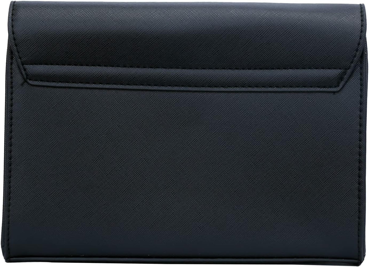 KKXIU Women Elegant Faux Leather Evening Envelope Clutch Purse Foldover Bags for Party Wedding Prom - PuriLite