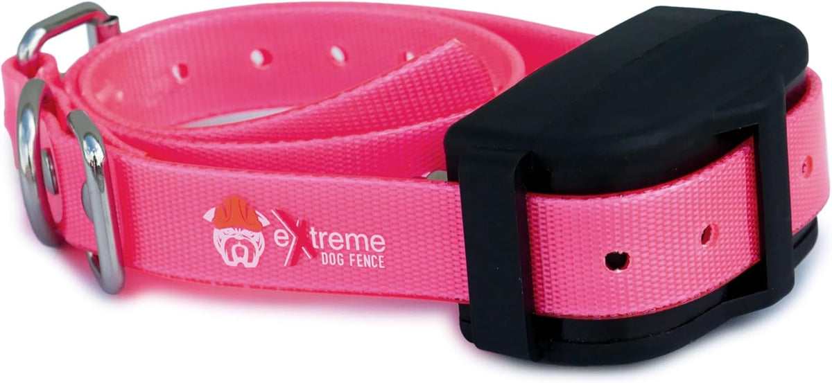 Orange Heavy-Duty 3/4" Waterproof and Odor Proof TPU Replacement Dog Collar Strap for Bark, Shock, Training and Electric Dog Fence Receiver Collars - PuriLite