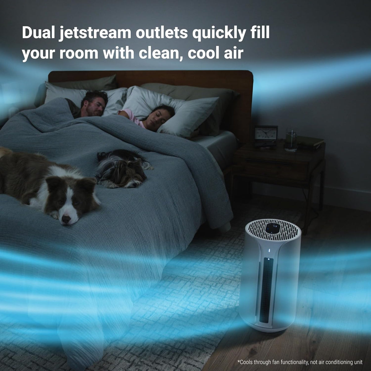 BLUEAIR Air Purifiers for Medium Rooms, Bedroom, Kitchen, Cleans 1,858 sqft in one hour, HEPASilent Smart Air Cleaner for Home, Pets, Allergies, Dust, Mold, Smoke - Blue Pure 311i Max - PuriLite