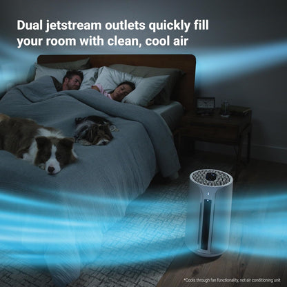 BLUEAIR Air Purifiers for Medium Rooms, Bedroom, Kitchen, Cleans 1,858 sqft in one hour, HEPASilent Smart Air Cleaner for Home, Pets, Allergies, Dust, Mold, Smoke - Blue Pure 311i Max - PuriLite