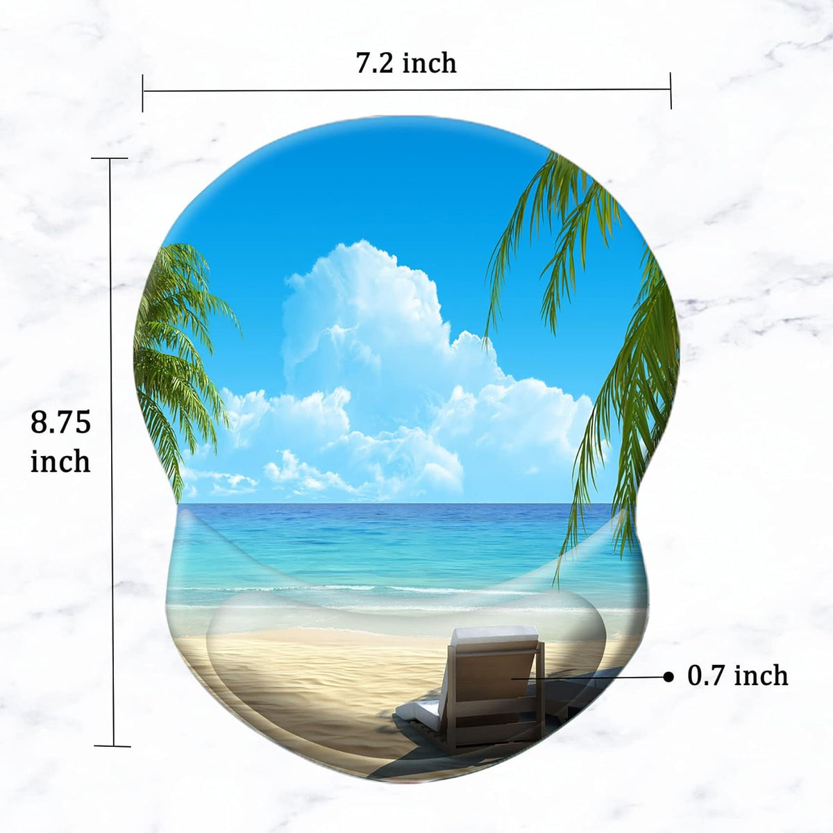 Purilite Select Ergonomic Mouse Pad - PuriLite