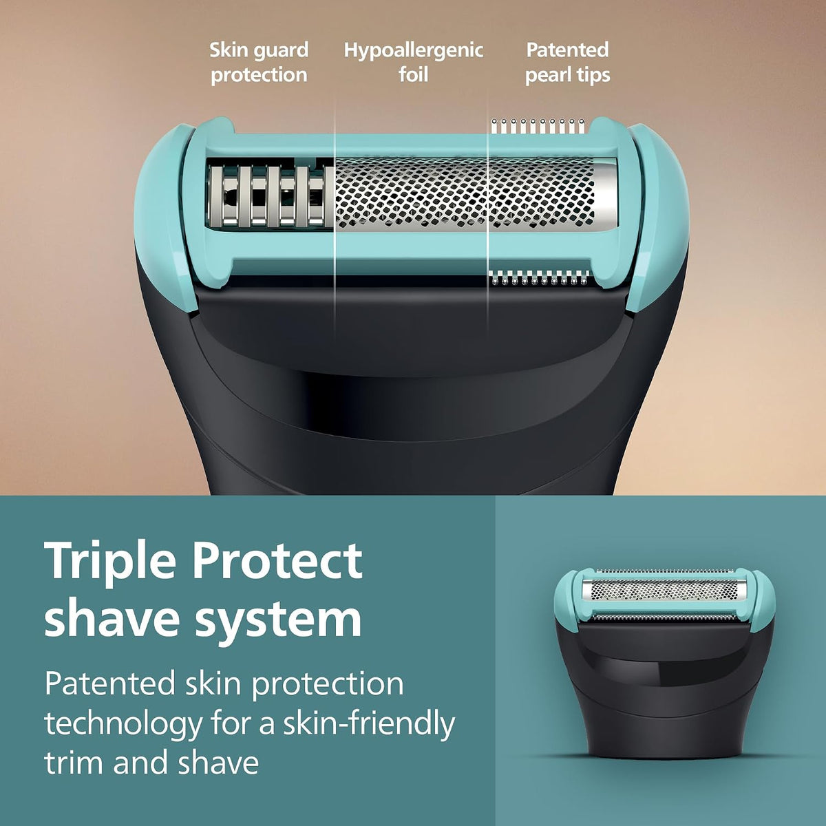 Philips Norelco Body Groomer 5000 Series, Intimate Hair Trimmer & Shaver