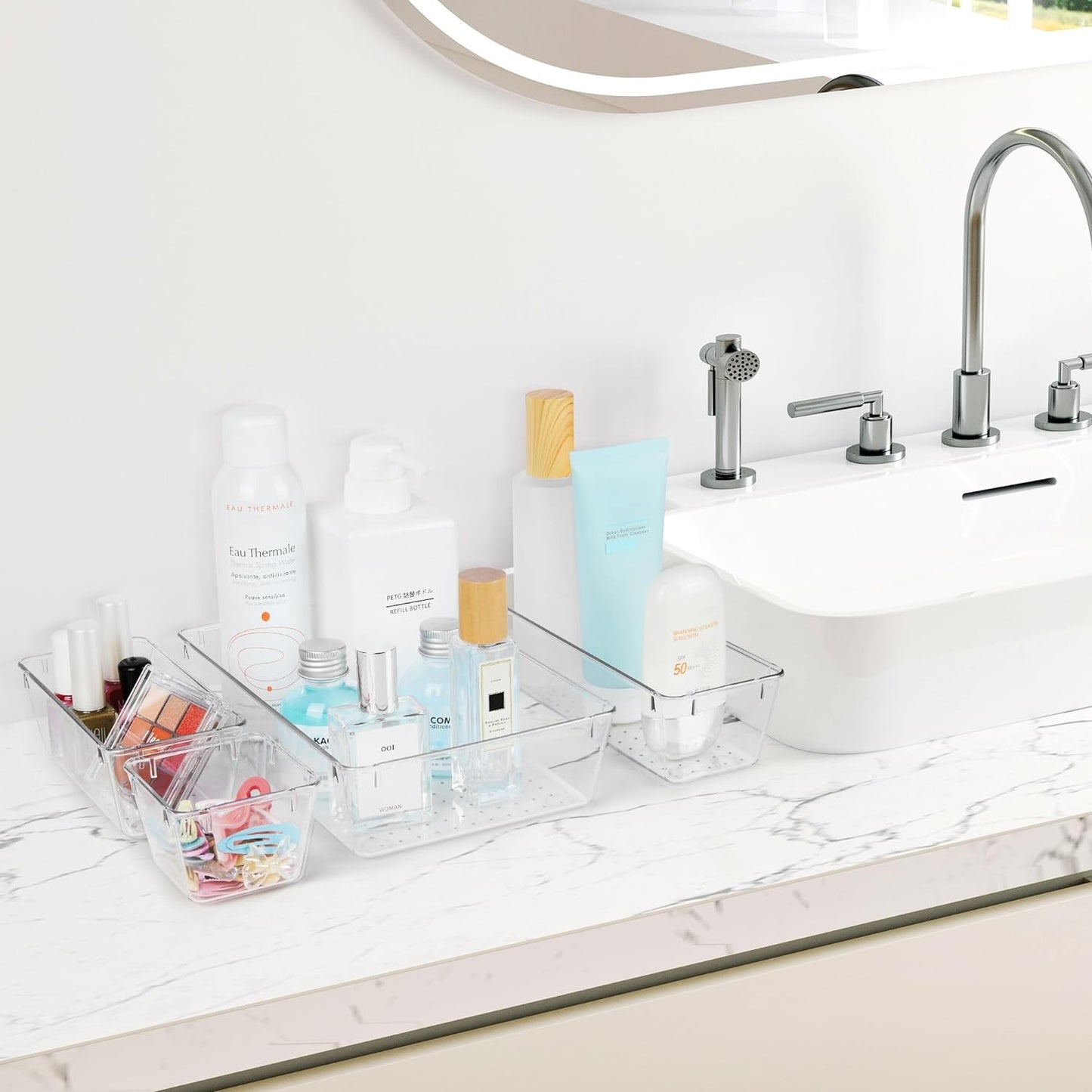 Purilite Select Clear Drawer Organizer Set - PuriLite