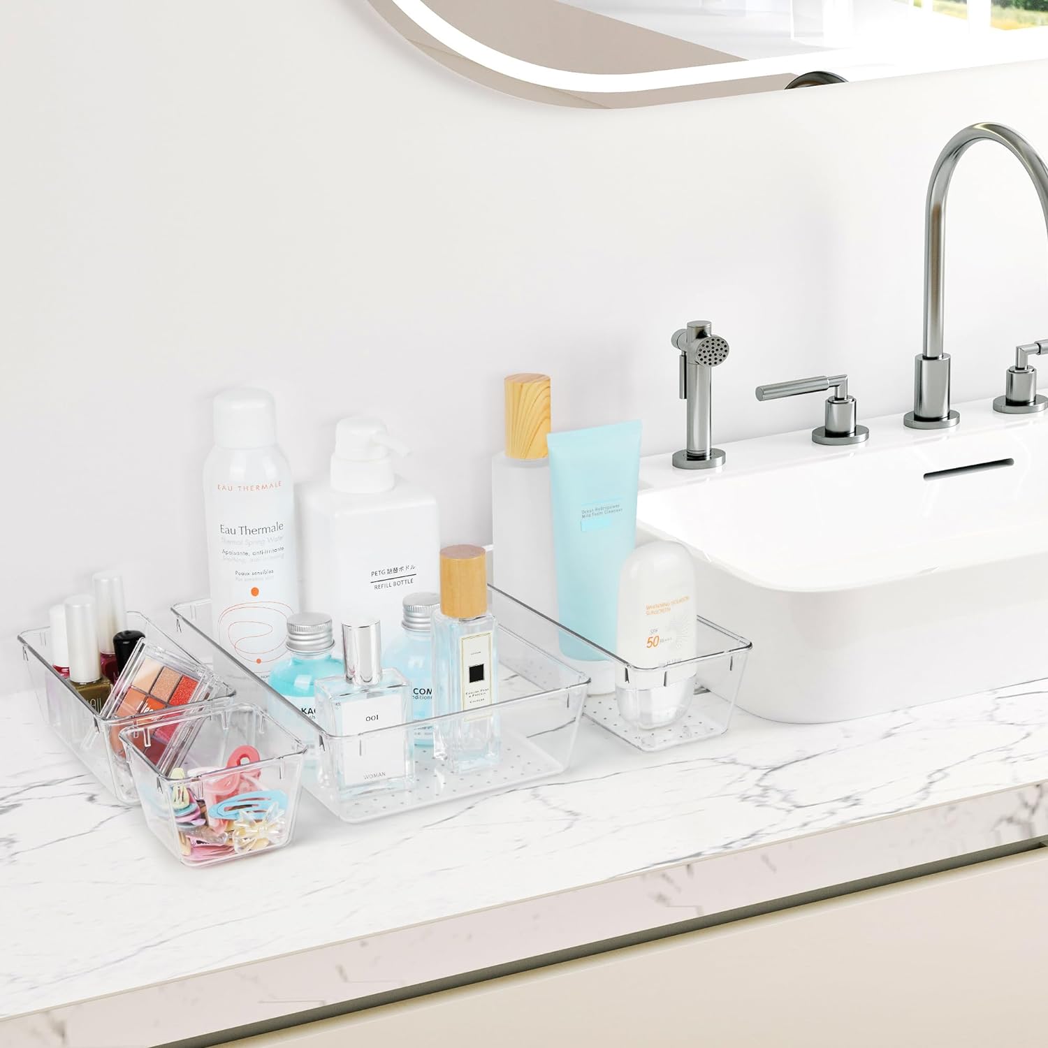 Purilite Select Clear Drawer Organizer Set - PuriLite
