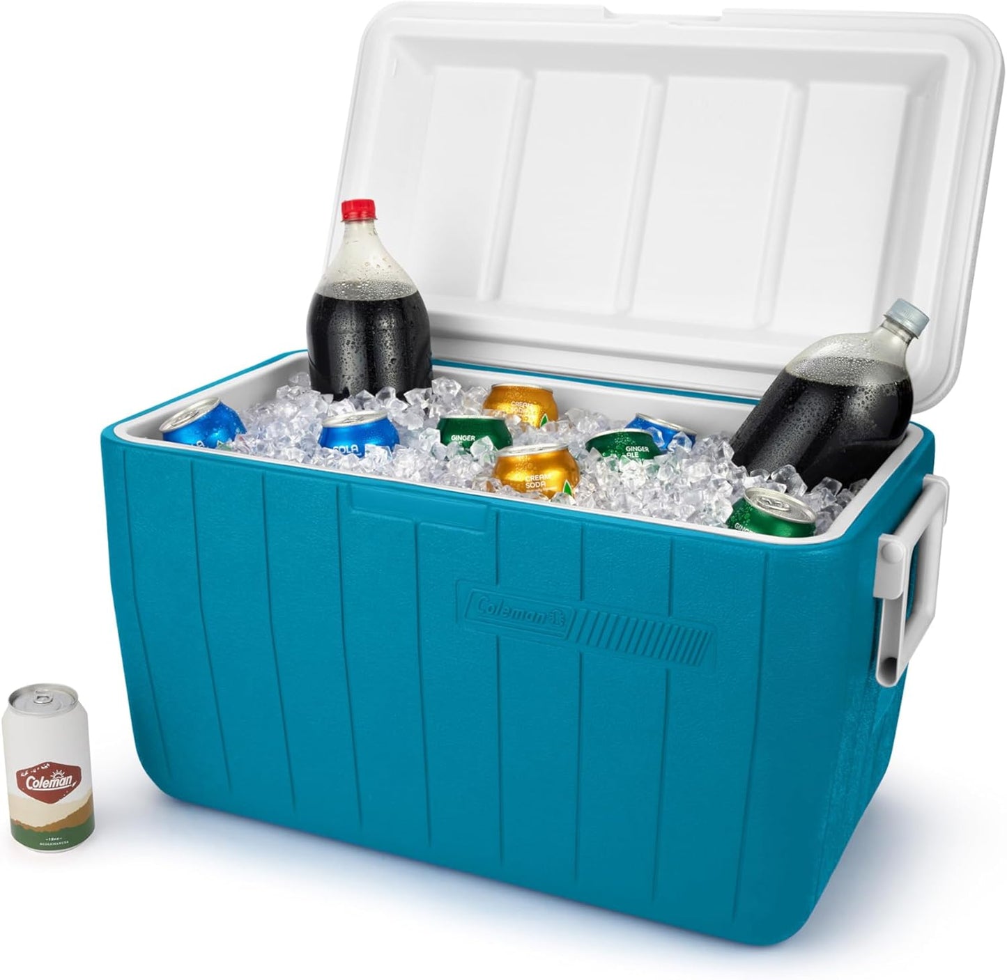 Coleman Chiller Series Insulated Portable Cooler, Hard Cooler with Ice Retention & Handle - Great for Camping, Tailgating, Beach, Picnic, Groceries, Boating & More - PuriLite