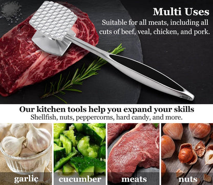 Purilite Select Double-Sided Meat Tenderizer Mallet - PuriLite