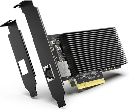 10G PCI-E Network Card with 10Gbps Dual RJ45 Ports, Intel X540-T2 Conrtoller, VIMIN 10Gb Ethernet Adapter Card Compatible with PCI Express X8, X16, Support Windows/Windows Server/Linux/VMware - PuriLite