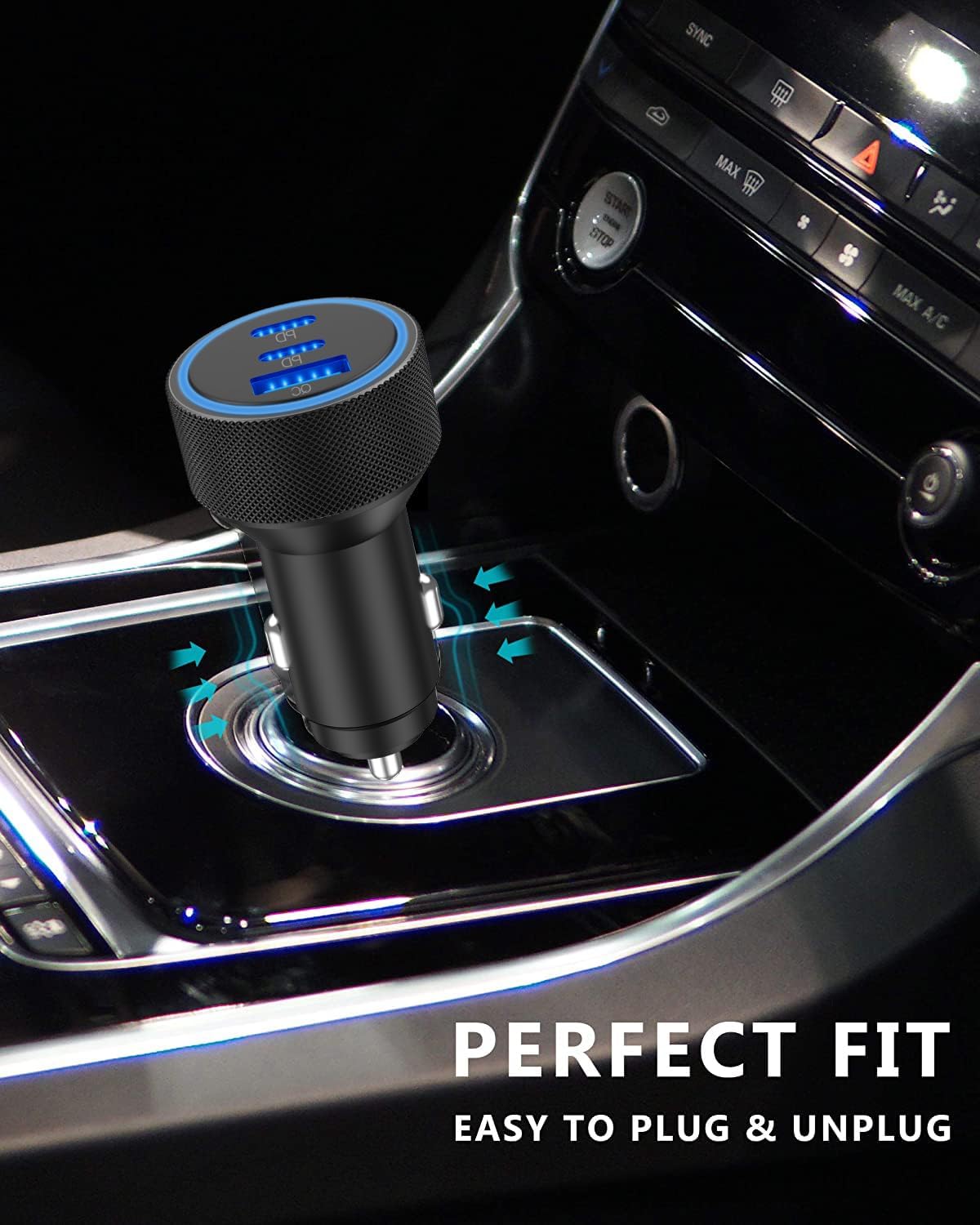 Purilite Select 67W USB C Car Charger Adapter - PuriLite