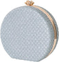 CORIOS Women's Evening Handbags Luxury Round Clutch Purse Shoulder Bag with PU Leather - PuriLite