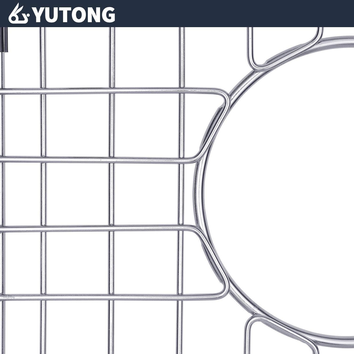 Yutong Kitchen Stainless Steel Sink Bottom Grid with Small Rounded Corner (27.5" x 15.5") - PuriLite