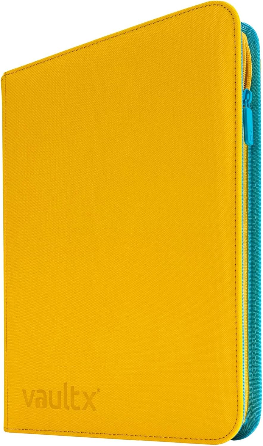 Vault X 12 Pocket Trading Card Zip Binder, 480 Cards, Compatible with Pokemon Scarlet & Violet Set, Exo-Tec Album Material, 20 Side-Loading Pages, Folder for Collectible TCG (SV1) - PuriLite