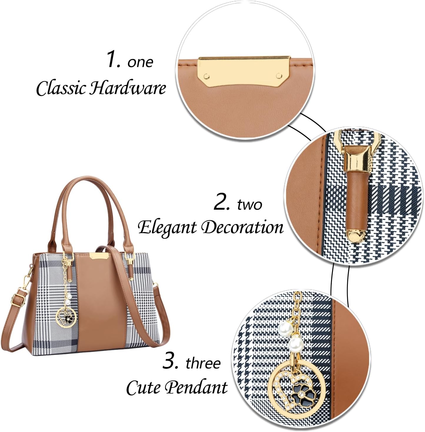 KKXIU Trendy Tote Bag for Women Lightweight Oxford Big Capacity Shoulder Purses and Handbags - PuriLite
