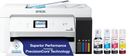Epson EcoTank ET-15000 Wireless Color All-in-One Supertank Printer with Scanner, Copier, Fax, Ethernet and Printing up to 13 x 19 Inches - PuriLite