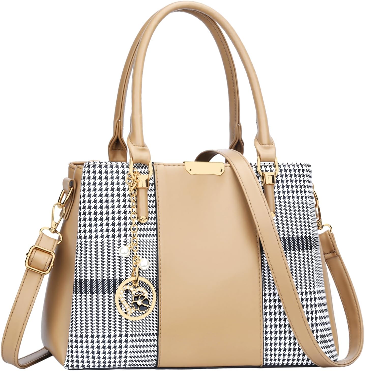 KKXIU Trendy Tote Bag for Women Lightweight Oxford Big Capacity Shoulder Purses and Handbags - PuriLite