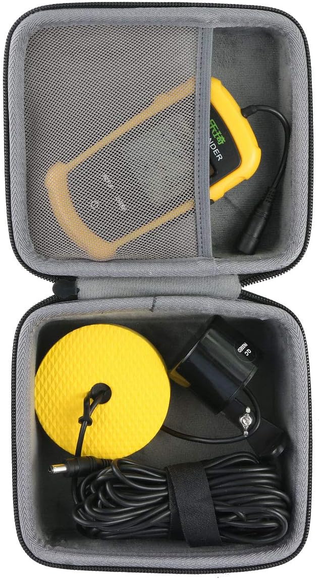 co2CREA Hard Travel Case Replacement for LUCKY Kayak Portable Handheld Fish Depth Finder FFC1108 - PuriLite