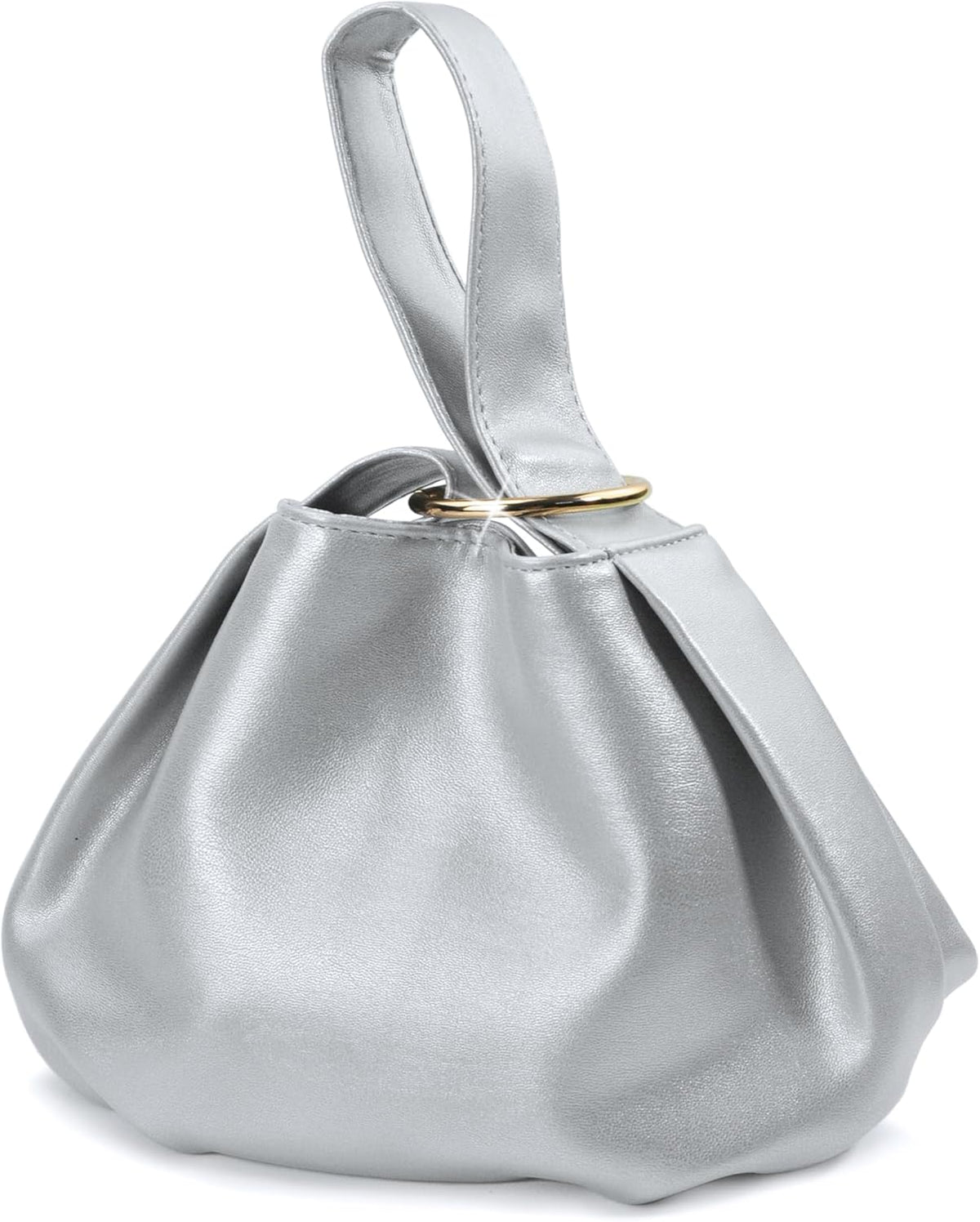 Women's Clutch Soft Vegan Leather Hobo Top Handle Bag Small Tote Purse - PuriLite